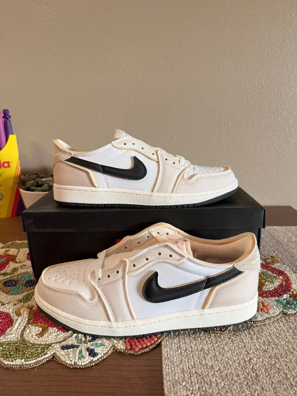 Jordan 1 Retro Low OG EX White Coconut Milk Sail Black Neutral Grey DV0982 100